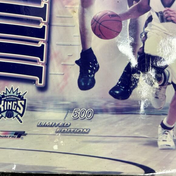 Vintage Mike Bibby Sacramento Kings NBA Limited /500 Photo Rare - 8”x 10” -Gloss - Picture 3 of 7